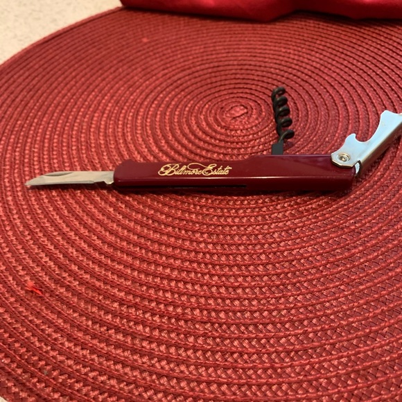 Biltmore Estate Vintage Corkscrew, Knife& Opener Wine Appr. Guild France - Picture 4 of 5